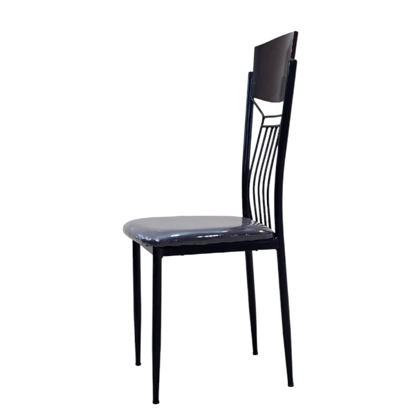Jilphar Furniture Sleek Metal Dining Chair with Cushioned Seat JP1214