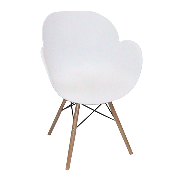 Jilphar Furniture Classical Dining  Chair with Armrest - Black - JP1271B