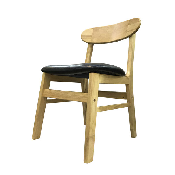 Jilphar Furniture Solid Wood Dining Chair- Light Brown- JP1272B