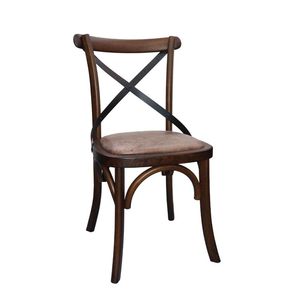 Jilphar Furniture Classical Modern Dining Chair Antique Brush Oak - JP1282