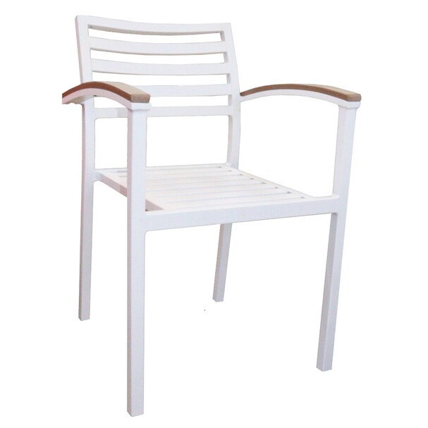 Jilphar Furniture Aluminum White Outdoor Chair JP1288