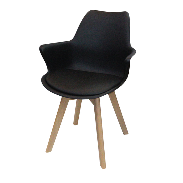 Jilphar Furniture Galaxy Design Armless Dining Chair Black - JP1300