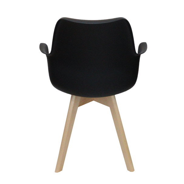 Jilphar Furniture Galaxy Design Armless Dining Chair Black - JP1300