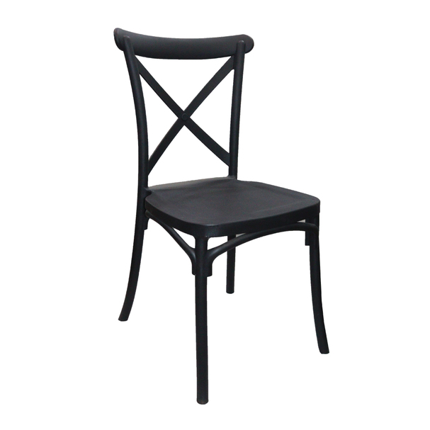 Jilphar Furniture Polypropylene Cross Back Dining Chair JP1310