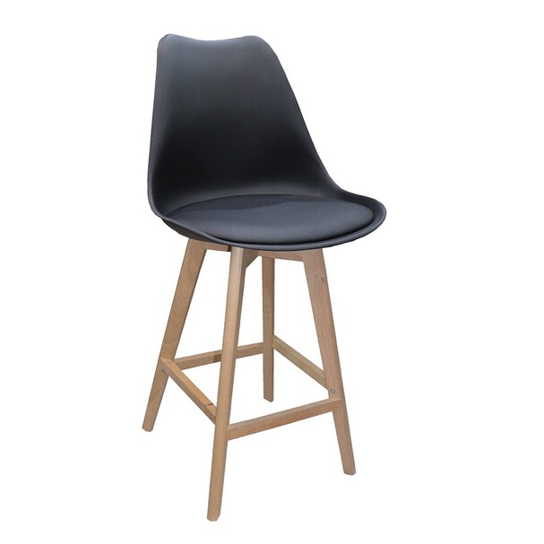 Jilphar Furniture  High Bar Chair with Wooden Legs- JP1312A