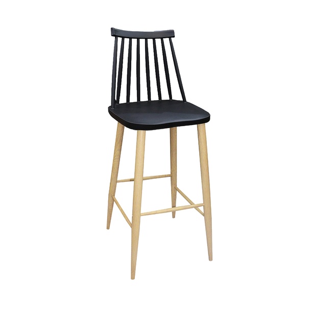 Jilphar Furniture Modern High Bar Chair with Metal Legs - JP1328