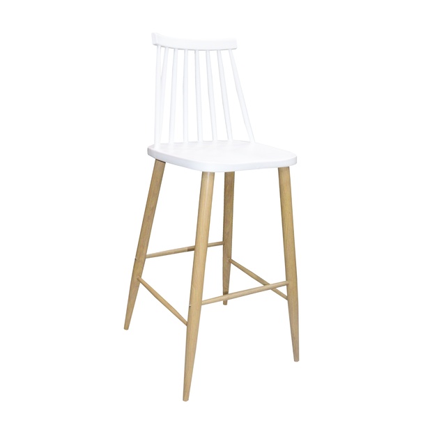 Jilphar Furniture Modern High Bar Chair with Metal Legs - JP1328