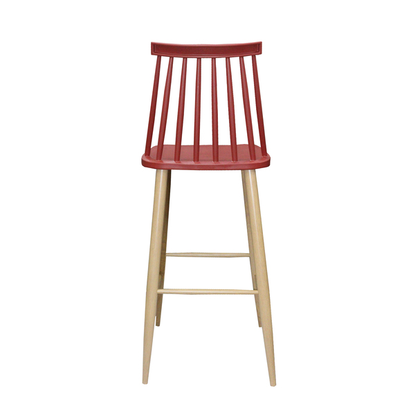 Jilphar Furniture Modern High Bar Chair with Metal Legs - JP1328