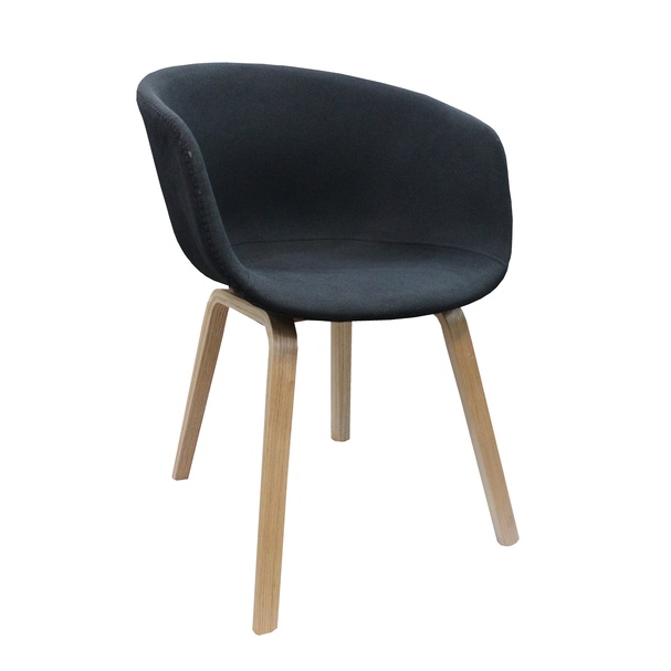 Jilphar Furniture Fabric Dining Chair with Wooden Legs - JP1330A