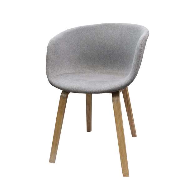 Jilphar Furniture Fabric Dining Chair with Wooden Legs - JP1330B