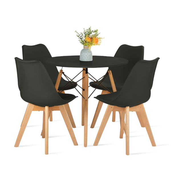 Jilphar Furniture 1+4 Dining Set JP1332A-2004A