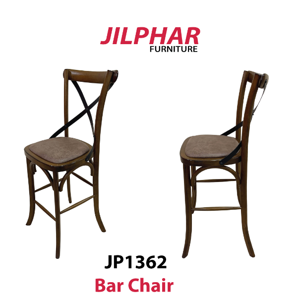 Jilphar Furniture Solid Wooden  High Bar Chair JP1362