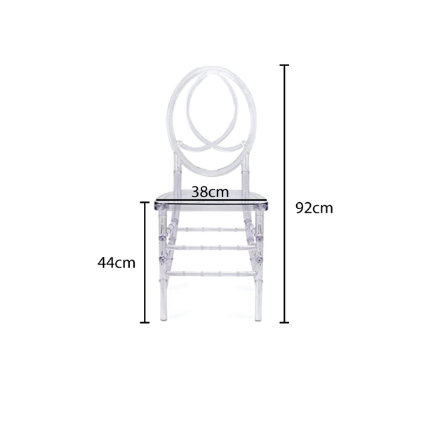 Jilphar Furniture Stackable Acrylic Chair JP1383