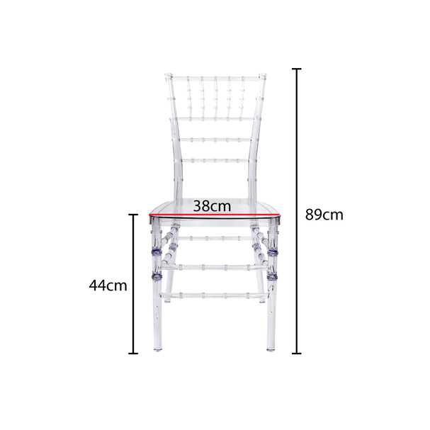 Jilphar Furniture Modern Acrylic Stackable Event Chair JP1384