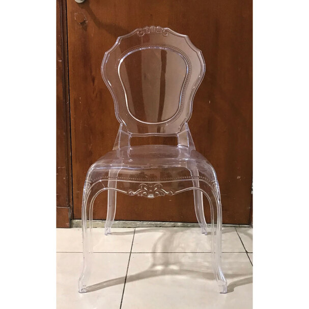 Jilphar Furniture Armless Design Transparent  Chair JP1391