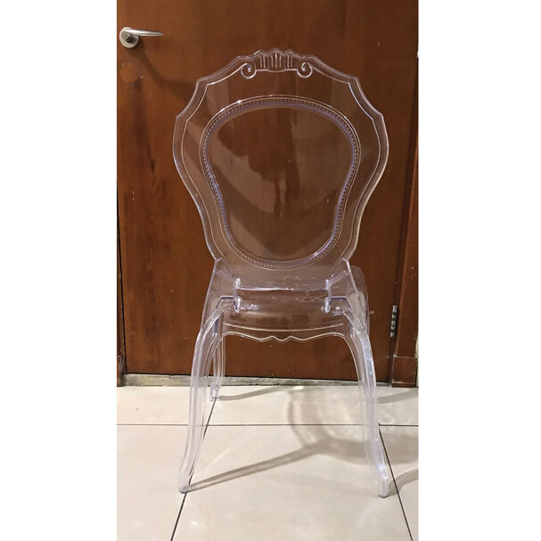 Jilphar Furniture Armless Design Transparent  Chair JP1391