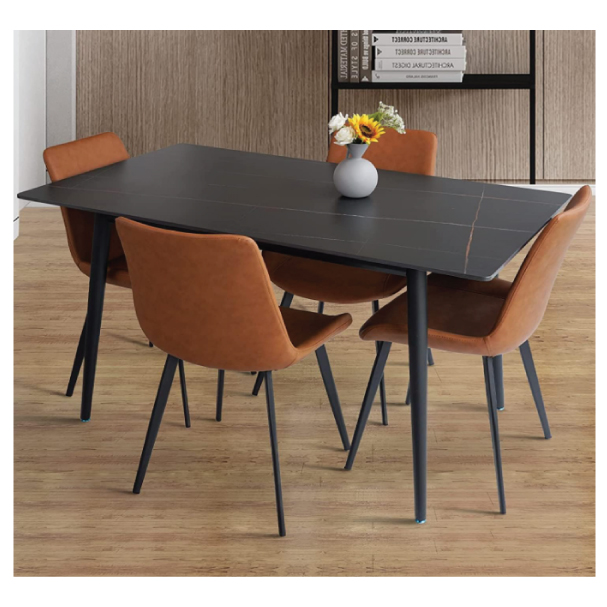 Jilphar Furniture  1+4 dining set Rectangular  JP1409A/2381A 