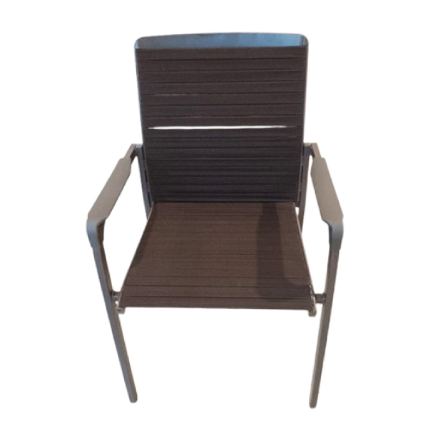 Jilphar Furniture Natural Rubber Webbing Outdoor Armchair JP1433A