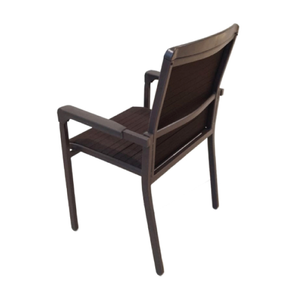 Jilphar Furniture Natural Rubber Webbing Outdoor Armchair JP1433A