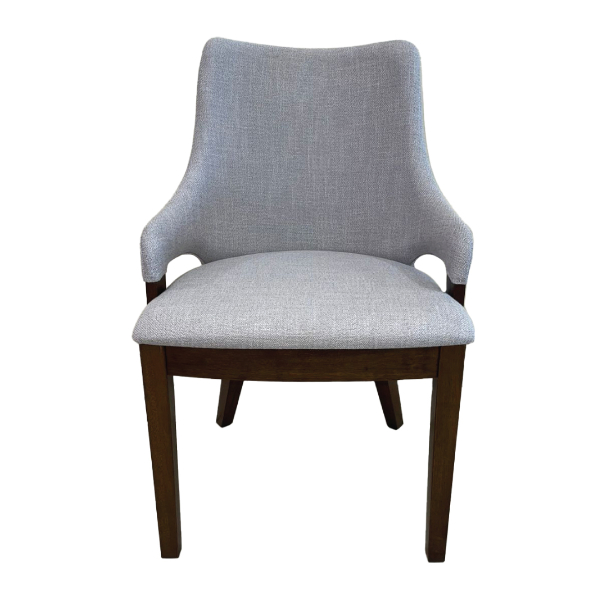 Jilphar Furniture Readymade Grey Fabric Dining Chair JP1460