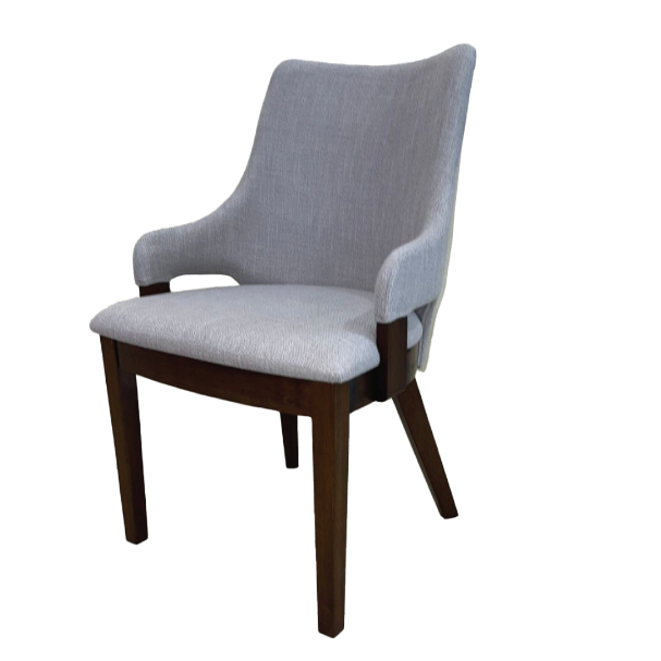 Jilphar Furniture Readymade Grey Fabric Dining Chair JP1460