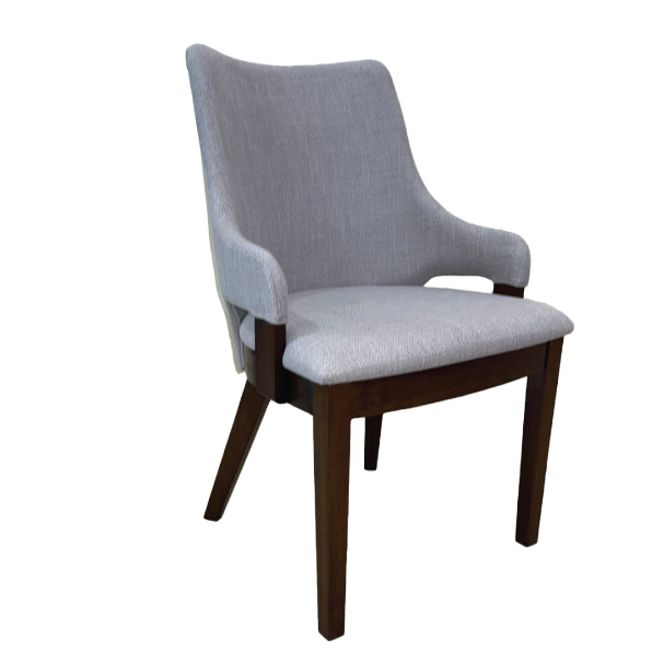 Jilphar Furniture Readymade Grey Fabric Dining Chair JP1460