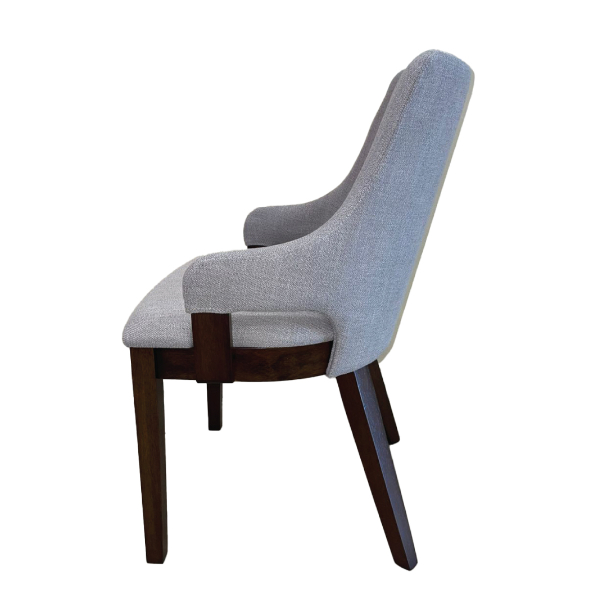 Jilphar Furniture Readymade Grey Fabric Dining Chair JP1460