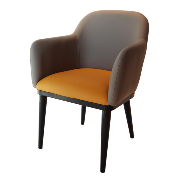 Jilphar Furniture Classical Customize ArmChair with Powder Coated Metal Legs JP1480 