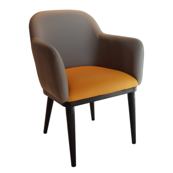 Jilphar Furniture Classical Customize ArmChair with Powder Coated Metal Legs JP1480 