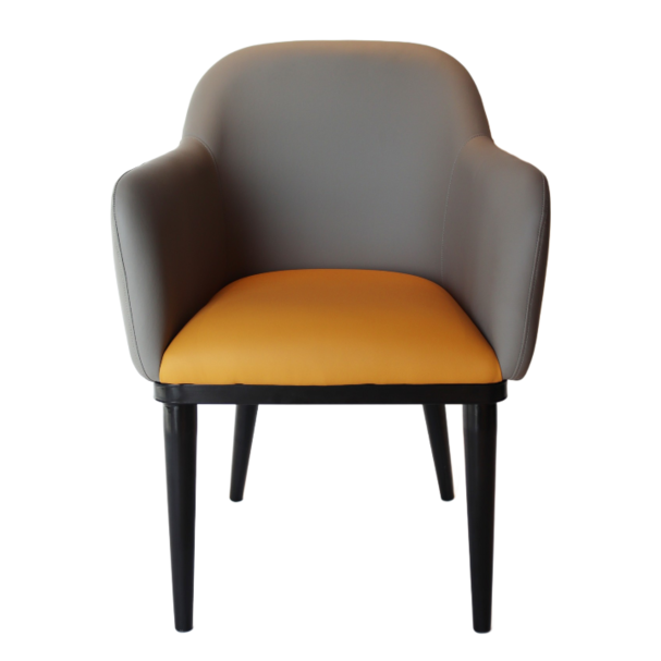 Jilphar Furniture Classical Customize ArmChair with Powder Coated Metal Legs JP1480 