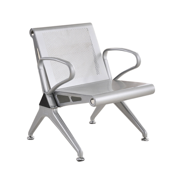 Jilphar Furniture Modern Single Seater Armed Waiting Chair – Metal Frame JP1490A