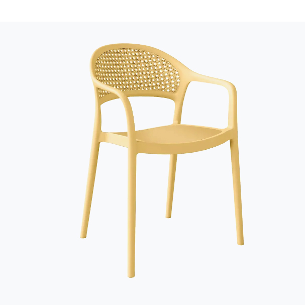 Jilphar Furniture Modern Polypropylene (PP) armchair - Beige, Black, White colors JP1502