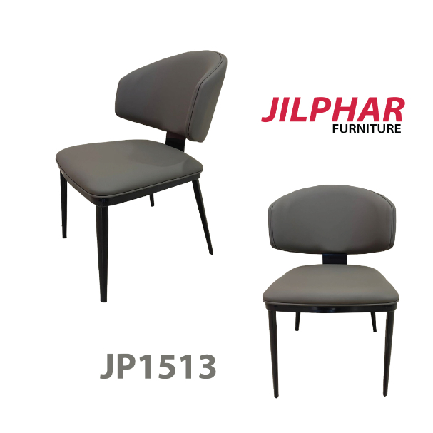 Jilphar Furniture Modern Design Grey Leather Dining Chair JP1513