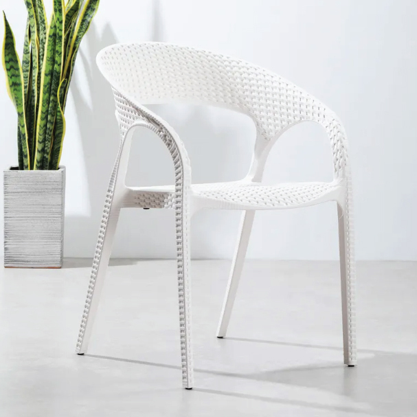 Jilphar Furniture Stackable Rattan Plastic Indoor/Outdoor  Chair JP1516B