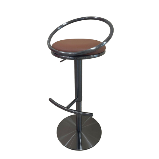 Jilphar Furniture cafe bistro leather bar chair leisure high chair with lifted and rotated JP1542