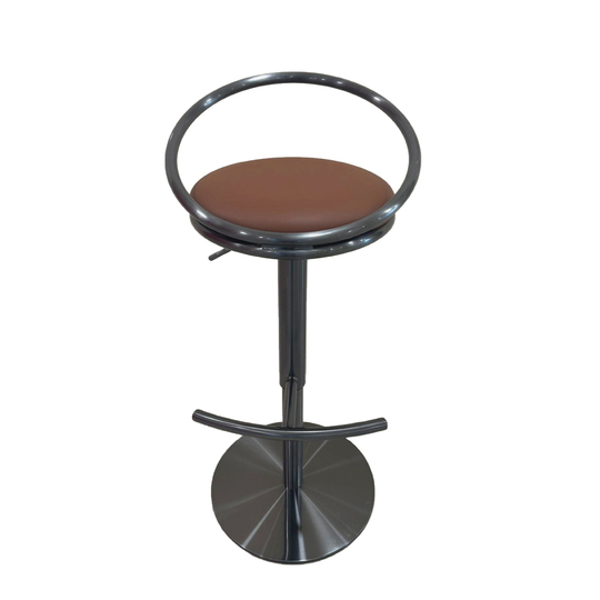 Jilphar Furniture cafe bistro leather bar chair leisure high chair with lifted and rotated JP1542