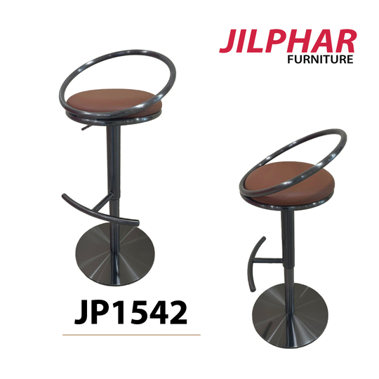 Jilphar Furniture cafe bistro leather bar chair leisure high chair with lifted and rotated JP1542