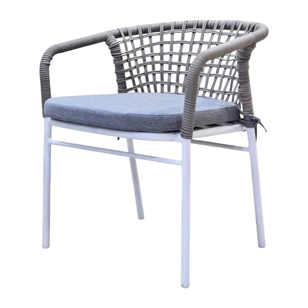 Jilphar Furniture Modern Woven Rope Outdoor Rattan Chair with Cushion JP1544