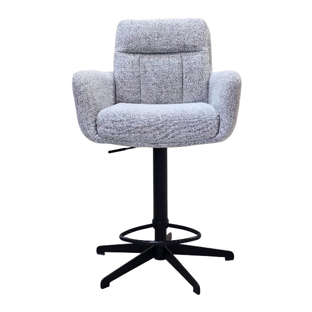 Jilphar Furniture Modern Height-Adjustable Bar Chair with Armrests and Footrest JP1547