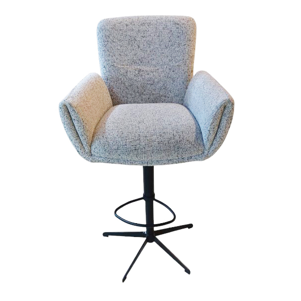 Jilphar Furniture Modern Height-Adjustable Bar Chair with Armrests and Footrest JP1548