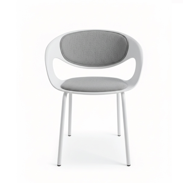 Jilphar Furniture Modern Molded White Chair JP1563B