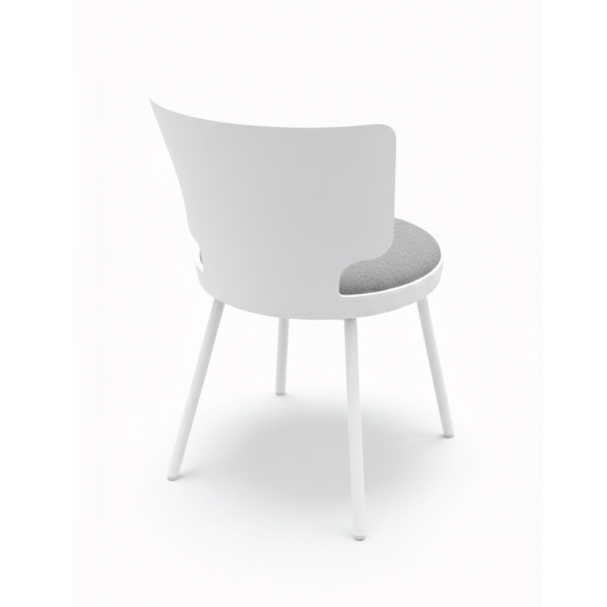Jilphar Furniture Contemporary White Dining Chair JP1565B