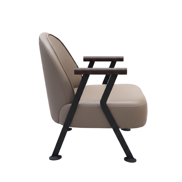 Jilphar Furniture Modern Industrial Armchair Light Brown JP1571B