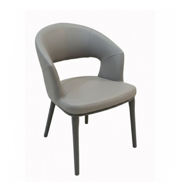 Jilphar Furniture Elegant Curved Leather Chair JP1576