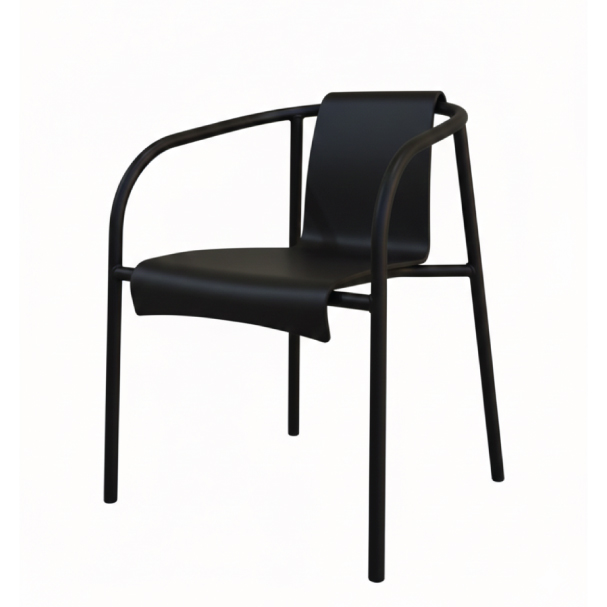 Jilphar Furniture Contemporary Black Dining Chair JP1580A