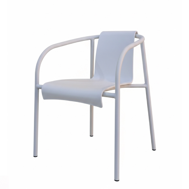 Jilphar Furniture Contemporary White Dining Chair JP1580B