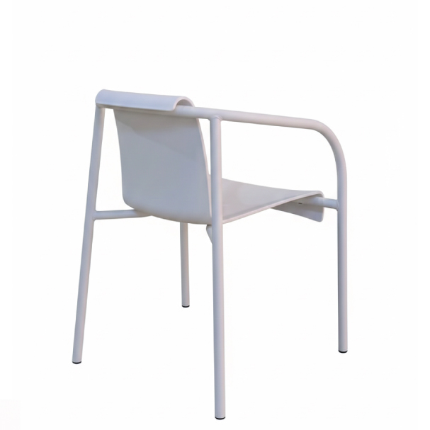 Jilphar Furniture Contemporary White Dining Chair JP1580B