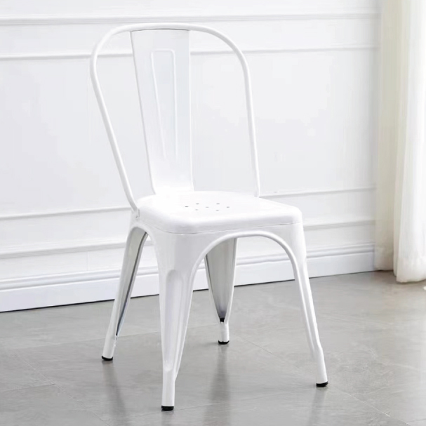 Jilphar Furniture Contemporary White Plastic Chair JP1584A
