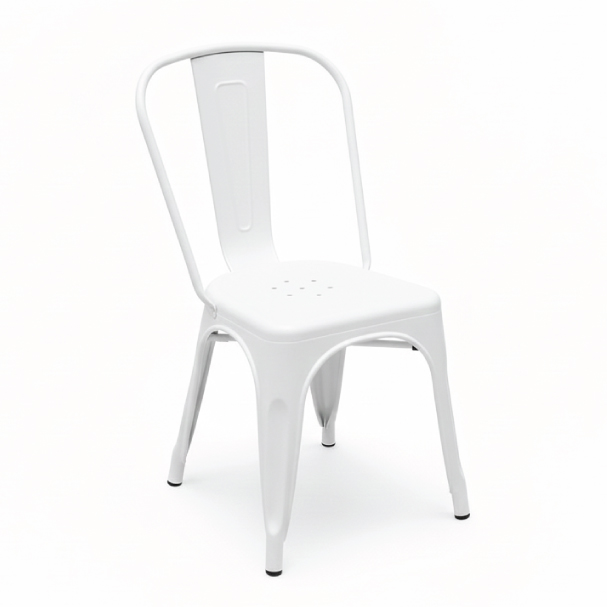 Jilphar Furniture Contemporary White Plastic Chair JP1584A