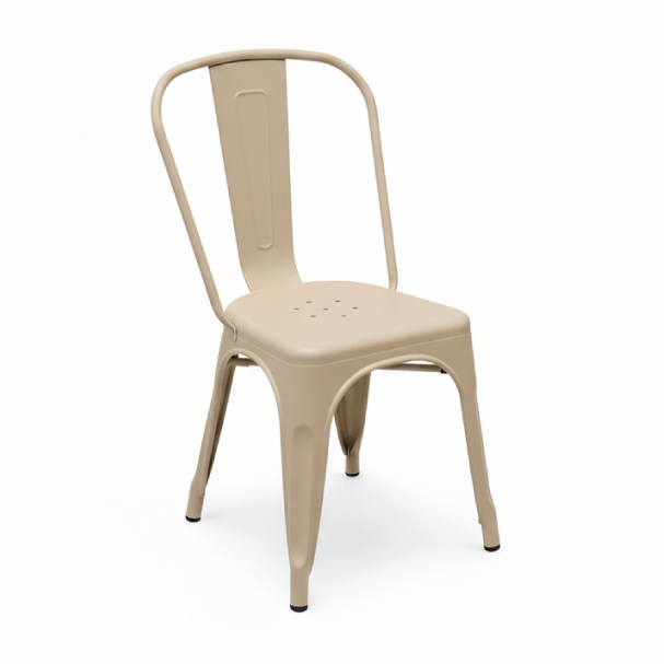 Jilphar Furniture Contemporary Beige Plastic Chair JP1584D